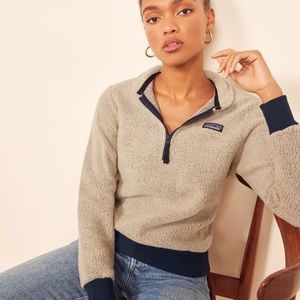 Patagonia Women’s  Woolyester Half Zip Pullover Oat